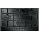 Haier 90cm Tempered Black Glass Cooktop  HCG905WFCG3 hero image