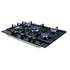Brohn 70cm Gas Cooktop 5 Burners Black Glass BRG7000BLK image NaN