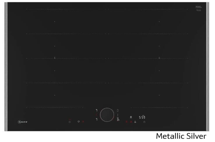 NEFF 80cm Flex Design Induction Cooktop Metallic Silver T68YYY4C0-MS hero image
