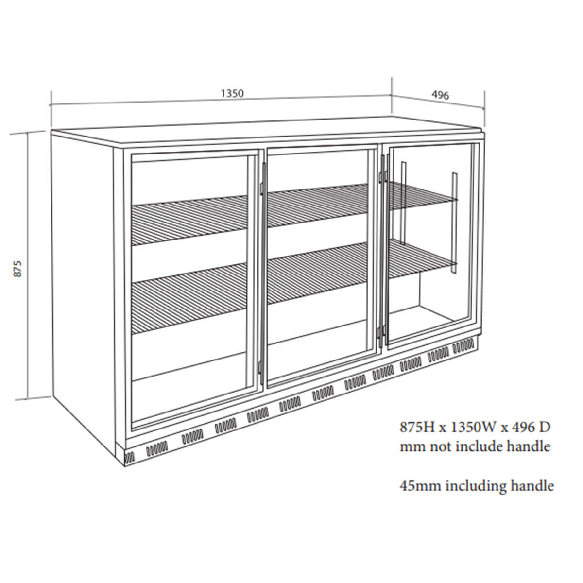 Artusi 307L Outdoor Beverage Centre AOF3S hero image