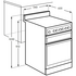 Chef 54cm Conventional Gas White Freestanding Oven CFG503WCH image NaN