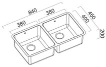 Abey LG200UPK Lago Double Bowl Undermount Sink Pack hero image