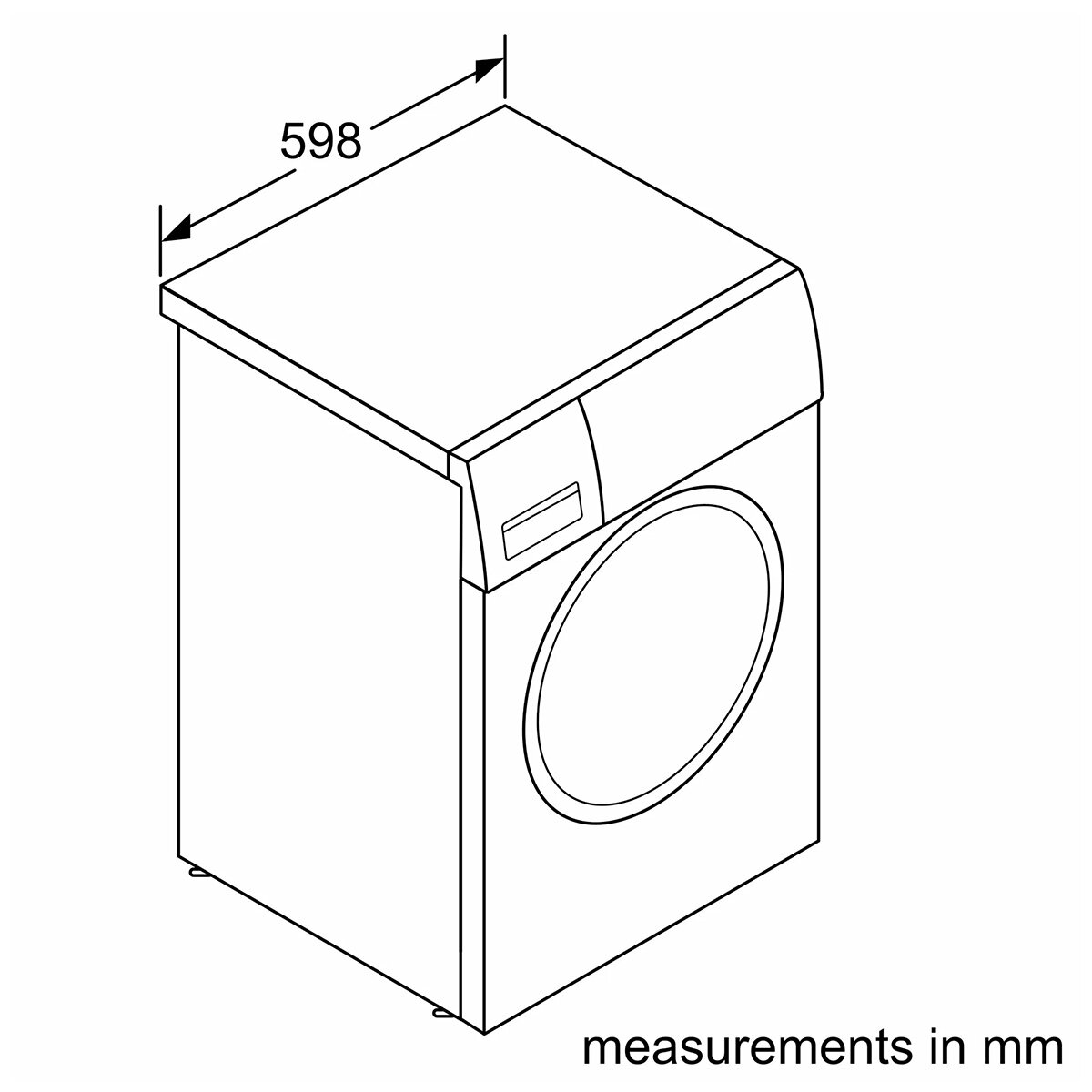 Bosch Series 6 9kg Front Load Washing Machine Graphite WGG2449RAU hero image