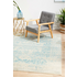 Rug Culture Evoke Large White Blue Rug 290X200CM - EVO-253-WBLU-290X200 image NaN