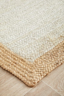 Rug Culture Nosa Medium White & Natural Rug 300X80CM - NSA-333-WTNT-300X80 hero image