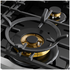 Omega 60cm Natural Gas Cooktop with Wok Burner Ceramic Glass Black  OCGG604WB image NaN