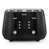 DeLonghi Eclettica Four Slice Toaster Black CTY4003BK image NaN