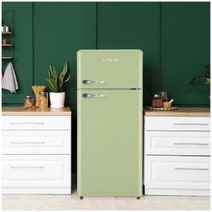 Linarie Valloire 209L Green Retro Top Mount Fridge - Manual Defrost LK200DDGREEN hero image