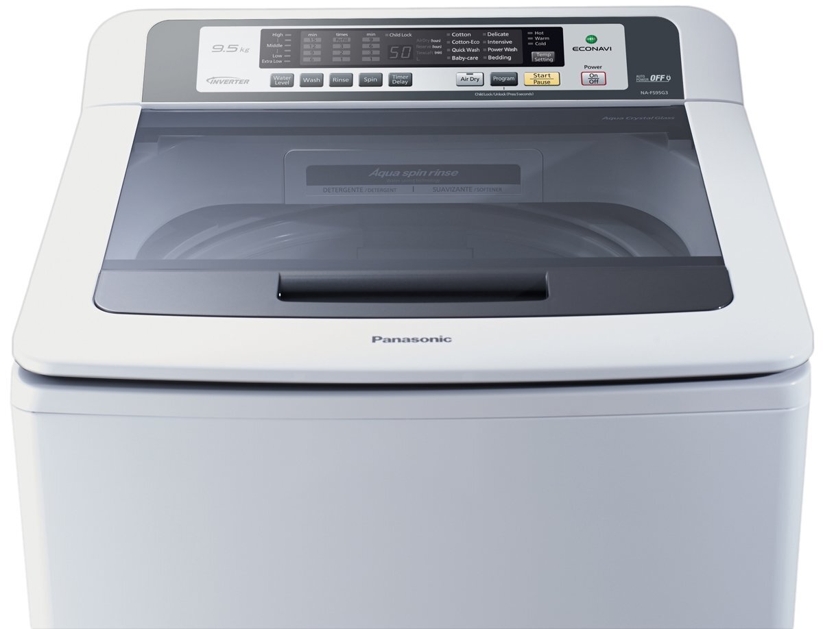Panasonic NA-FS95G3WAU 9.5kg Top Load Washing Machine hero image