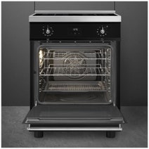 Smeg 60cm Black Pyrolytic Freestanding Oven C6IPBLT2 hero image