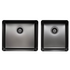Titan large and Medium Bowl Sink Gunmetal TSGM4052 image NaN