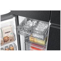 Samsung 636L AI Family Hub French Door Fridge with Internal Beverage Centre Matte Black SRF9400BFH hero image