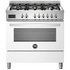 Bertazzoni 90cm Professional White Dual Fuel Freestanding Oven PRO96L1EBIT image NaN