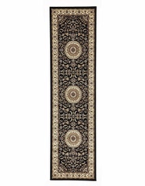 Rug Culture Sydney Medium Black Ivory Rug 230X160CM - SYD-9-BI-230X160 hero image