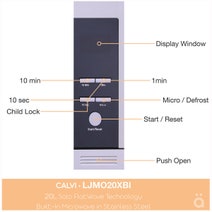 Linarie 20L Solo Flatbed Built In Microwave Oven and Trim Kit LJMO20XBI hero image