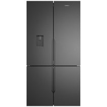 Westinghouse 564L French Door Fridge with Plumbed Water Dispenser and Ice Maker Matte Charcoal Black WQE5750BB hero image