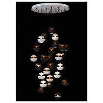 DCW Editions Here Comes The Sun 10 Mini Pendant Light - Black and Copper HCS10BLCOP hero image