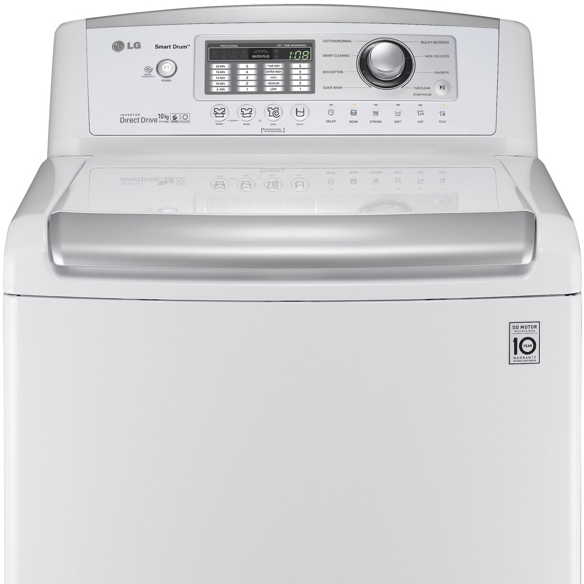 Lg top load 10 cheap kg washing machine