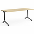 OLG Modulus Single Desk 1800x750 New Oak Worktop with Black and Chrome Frame OG_MD1875C_NO image NaN