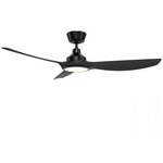 Mercator Jota 132cm DC Ceiling Fan with LED Light and Remote Black FC2110133BK hero image