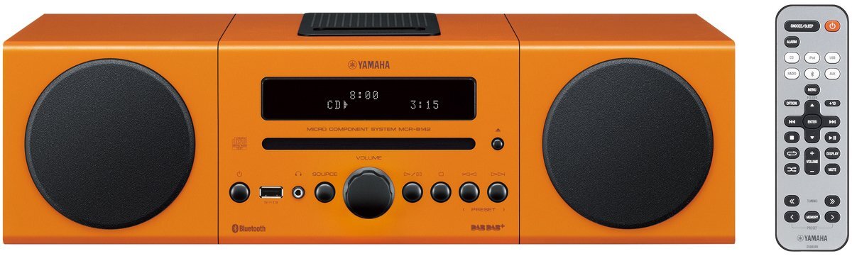 Yamaha MCRB142ORA Micro Hi-Fi with DAB+ & Bluetooth hero image
