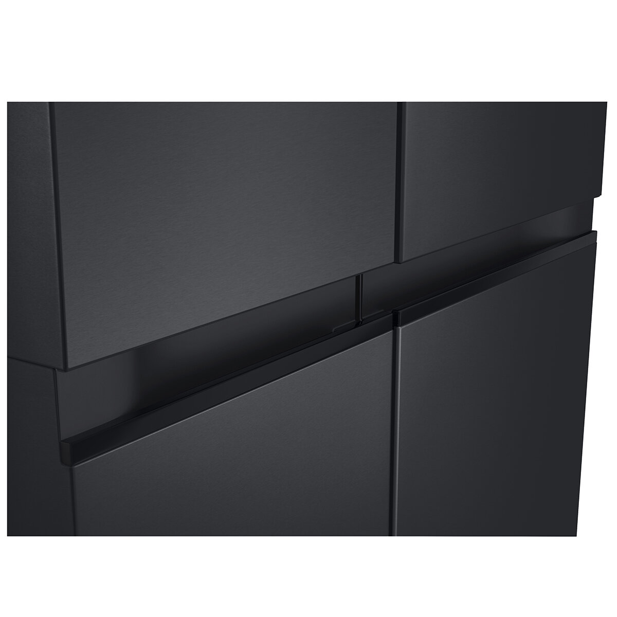 LG 655L Side by Side Fridge Matte Black GS-B600MBL hero image