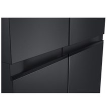 LG 655L Side by Side Fridge Matte Black GS-B600MBL hero image