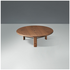Kalona Paramount 90cm Round Coffee Table Dark Walnut PARA10FWADNATBRZD900 image NaN