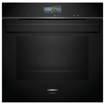 Siemens iQ700 60cm Built-In Pyrolytic Oven - Black HB976GMB1A hero image
