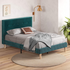 Zinus Willow Double Upholstered Bed Base Green Velvet AU-FPPOPB-12D image NaN