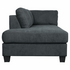 Ostro Tilba Four Seater Left Hand Chaise Lounge Dark Grey U2370ZLHFCSXDYX image NaN