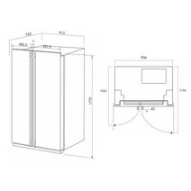 Smeg SR611N 604L Side by Side Fridge hero image