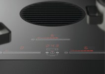 Fisher & Paykel Series 9 83cm Induction Cooktop with Integrated Ventilation Black Glass CID834DTB4 hero image