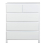 Ostro Furniture Sophia White Tallboy 20003010 hero image