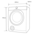 Electrolux 6kg Vented Dryer EDV605HQWA image NaN