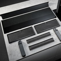 Novy 90cm Panorama Induction Cooktop with Integrated Downdraft Rangehood 1821 hero image