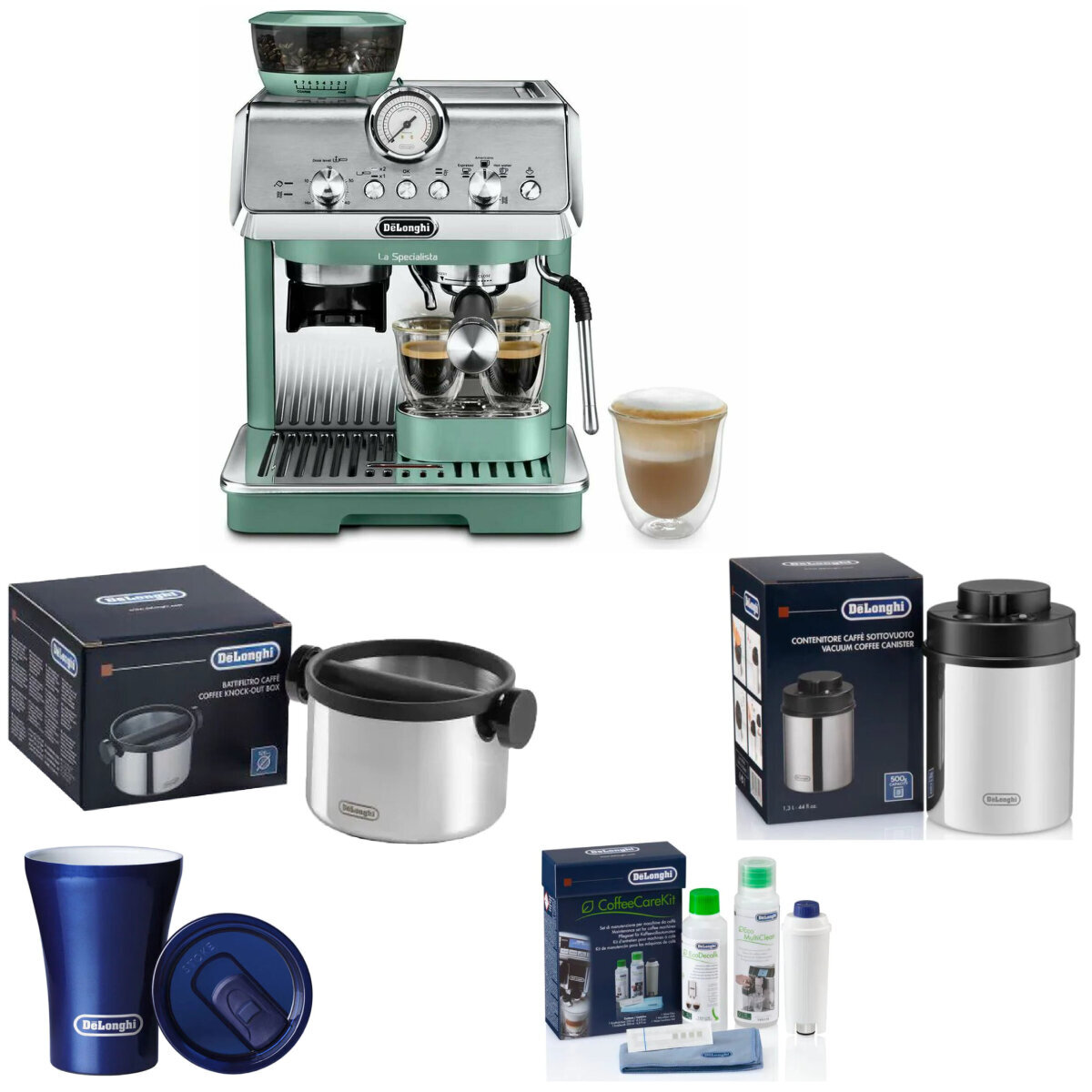 DeLonghi La Specialista Arte Manual Coffee Machine Toronto Green