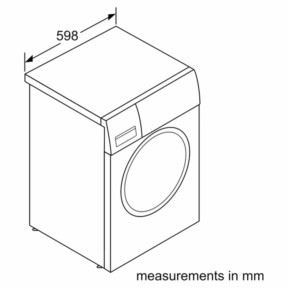 Bosch Series 8 8kg Front Load Washing Machine WAW28460AU