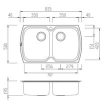 Oliveri WA763PACK Monet Double Bowl Sink Pack hero image