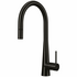 Oliveri Essente Goose Neck Pull Out Mixer Tap Black SS2525-BL image NaN