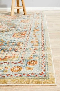Rug Culture Legacy Oversize Multi-coloured Rug 400X300CM - LEG-853-BLUE-400X300 hero image