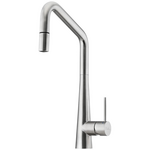 Oliveri Essente 316 Stainless Steel Square Goose Neck Pull Out Mixer - Stainless Steel SS31675 hero image