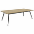 OLG Team Meeting Tables 2400x1200 Black Frame/ New Oak Worktop OG_TT2412_B_NO image NaN