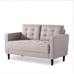 Zinus 2 Seater Sofa Stone Grey AU-SLMC-GR hero image