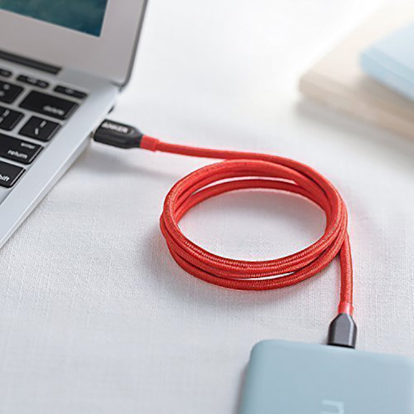 Anker A8168H91 PowerLine+ .9m USB-C to USB-A 3.0 Cable with Pouch hero image