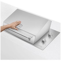 Smeg 90cm Universale 2 Burner Electric BBQ with Stainless Steel Lid BBQE90XAU hero image