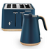 Morphy Richards 240013100013 Scandi Deep Blue Aspect Toaster and Kettle Pack image NaN