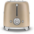 Smeg 50s Retro Style 2 Slice Toaster Matte Champagne TSF01CHMAU image NaN