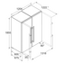 Liebherr 332L Upright Fridge with EasyFresh and SuperCool SRSDH5220 image NaN