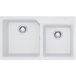Franke Urban 1 and 3/4 Bowl Topmount Sink Polar White UBG620-86PW hero image